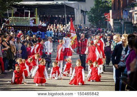 Editorial, 02Nd October 2016: Barr, France: Carnival And Parade Throught The Streets. Fancy-dress Ha
