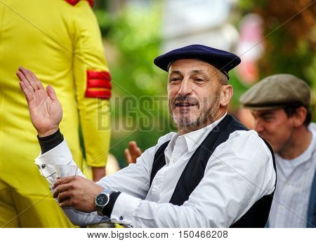 Editorial, 02Nd October 2016: Barr, France: Carnival And Parade Throught The Streets. Fancy-dress Ha
