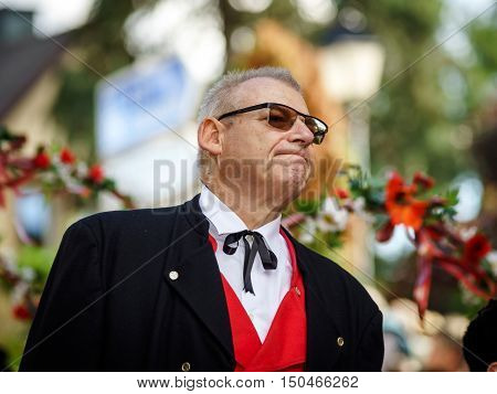 Editorial, 02Nd October 2016: Barr, France: Carnival And Parade Throught The Streets. Fancy-dress Ha