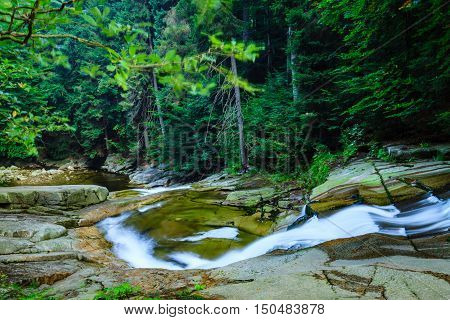 Mumlava river in the Karkonosze National Park Harrachov.