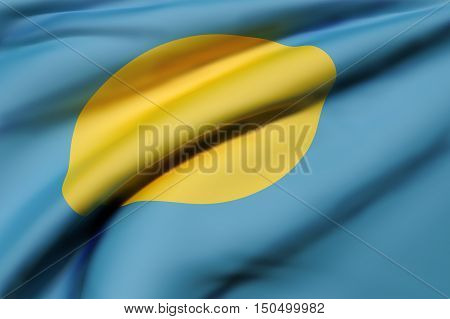 Republic Of Palau Flag