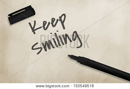 Keep It Simple Smiling Concept