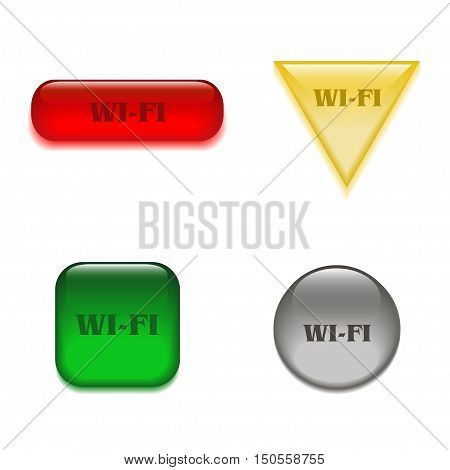 Wifi icon sign, internet icon. Vector illustration