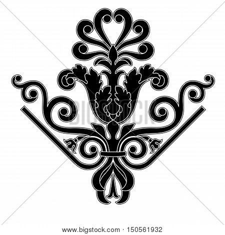 Vintage onament, baroque onament, corner onament, scroll onament, ornament pattern, engraving onament, border onament, floral onament, antique style onament, decorative onament. vector