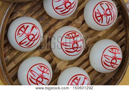 the Sweet white buns Cheung Chau Bun Festival