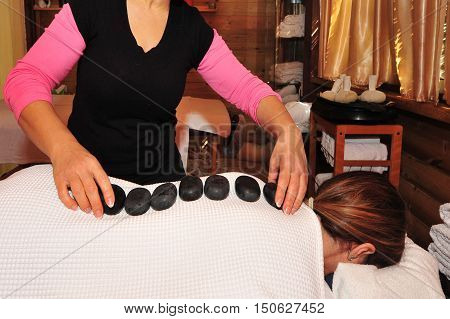 Natural Volcanic Stone Massage