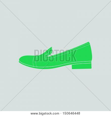 Woman Low Heel Shoe Icon