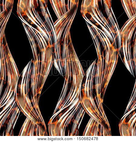 illustration of seamless pattern with leopard skin. Leopard background. Panther seamless pattern. Animal seamless pattern. Fashion textile print. Animal wallpaper.