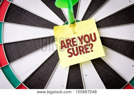 Are You Sure?