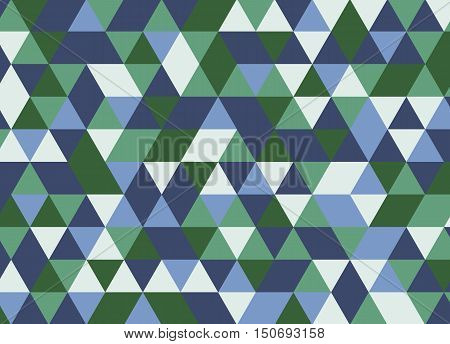 Colorful Geometric Triangle Pattern. Abstract Vector Background.