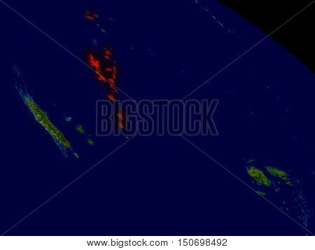 Vanuatu From Space