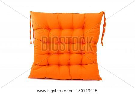 chair cushion puffy isolated on white background