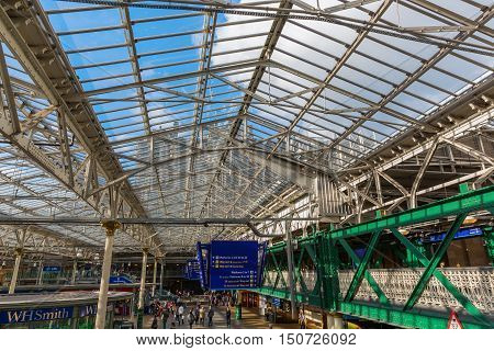 Inside The Waverly Station In Edinburgh, Scotland