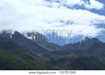 mountains, ridges, nature, Gornyy landscape, mountain landscape, summer, summer in the mountains, Kyrgyzstan, barskaunsky gorge