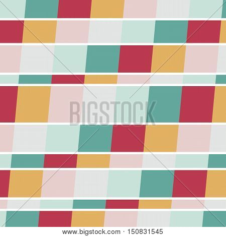 Geometrical background with color squares. Abstract pattern.
