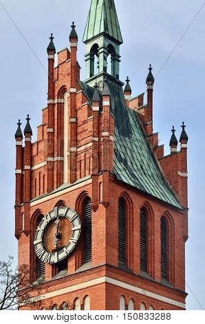 Church of the Holy family neo-Gothic beginning of the 20th century. Kaliningrad until 1946 Koenigsberg Russia
