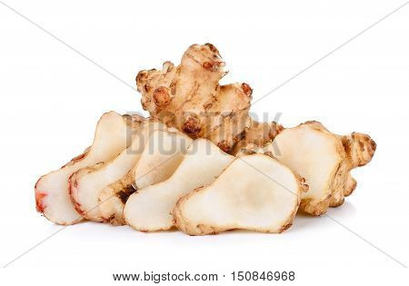 Sunchoke Isolated On The White Background