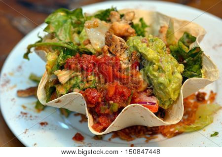 Mexican Food - Tostada Salad