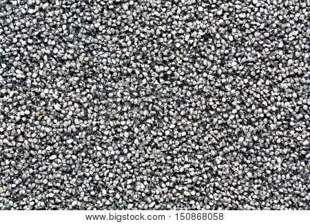 Grey Wall Covering With Smal Lstones