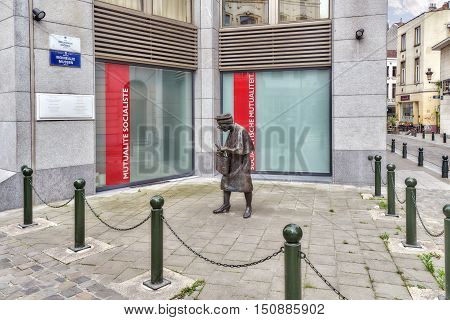 Brussels, Belgium - July 07, 2016 : Monument Madame 