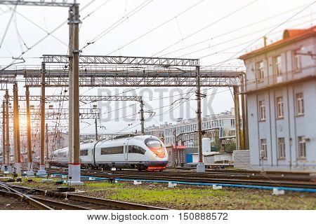 High-speed Hybrid-electric Train Sapsan