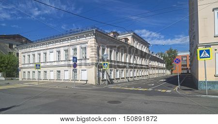 The building of the Institute for System Programming of the Russian Academy of Sciences. Moscow Alexander Solzhenitsyn street 25.