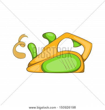 Jack-plane tool icon. Cartoon illustration of jack-plane vector icon for web design