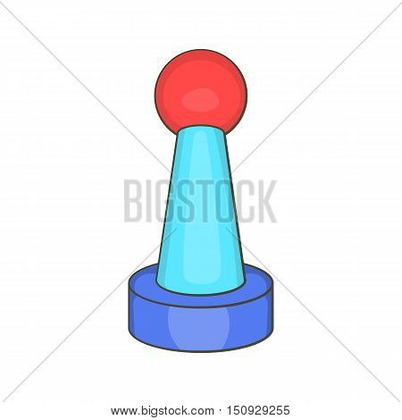 Stick shift icon. Cartoon illustration of stick vector icon for web design