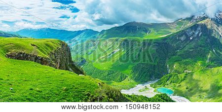 The Cross Pass is one of the most amazing locations in Georgian highlands Gudauri.