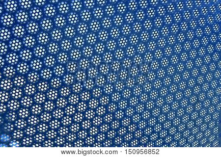 beautiful blue background is in the mesh