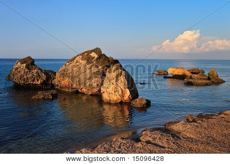 Sten i vand