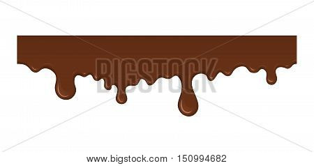 Melted Chocolate Drip.