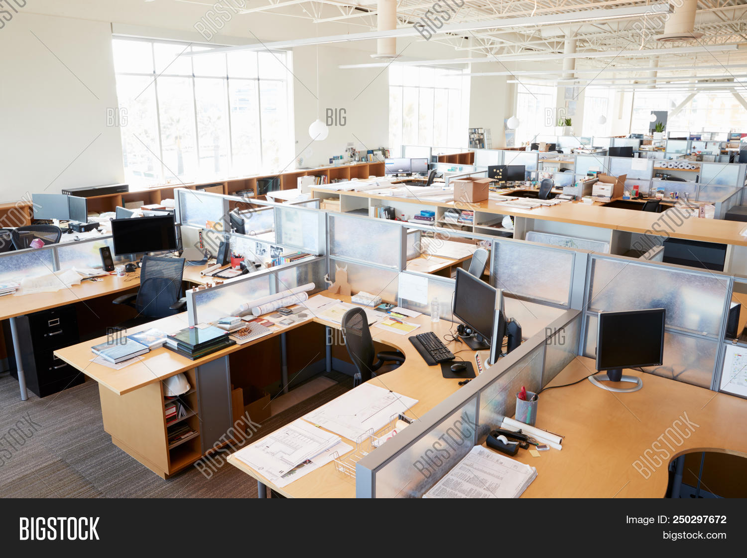 Partitioned Computer Image & Photo (Free Trial) Bigstock