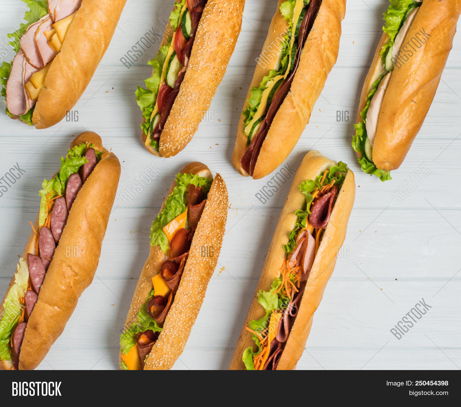 Fresh Sub Sandwich On Image & Photo (Free Trial) | Bigstock