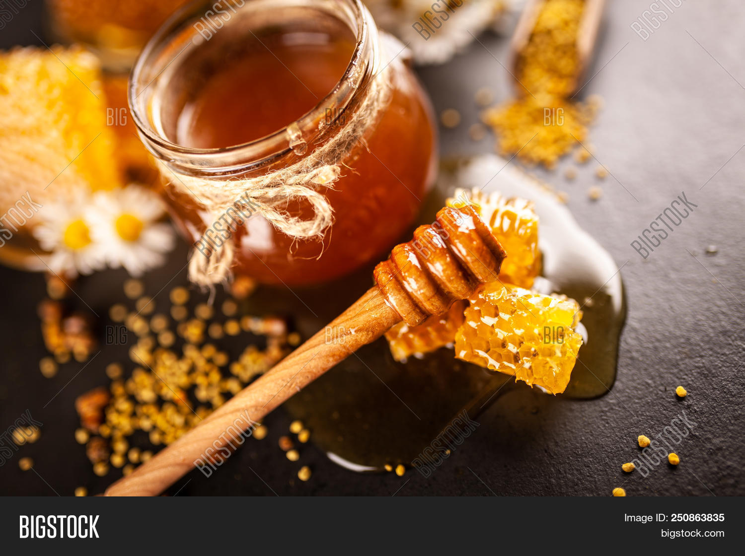 Honey Jar Dipper Image & Photo (Free Trial) Bigstock