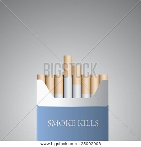 vektör çizim sigara Anti