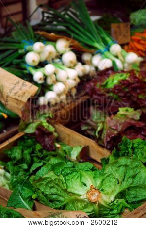 Verdura sul mercato