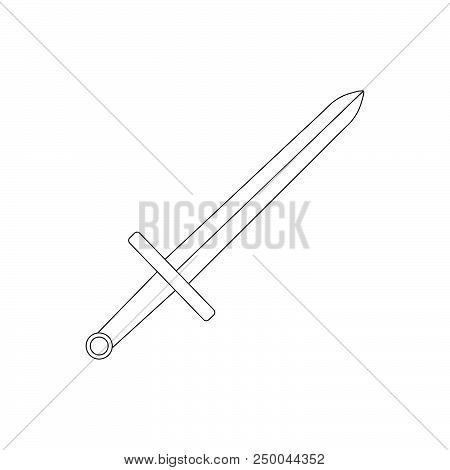 Icon On White Background For Your Design Or Logo. Vector Illustration. Outline Style.