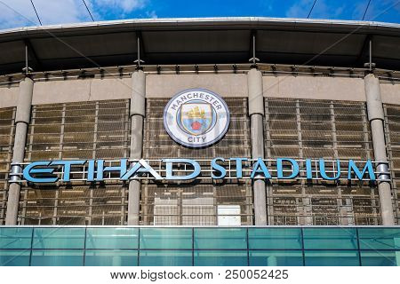 Manchester, United Kingdom - May 19 2018: Manchester City Football Club Founded In 1880 In Mancheste