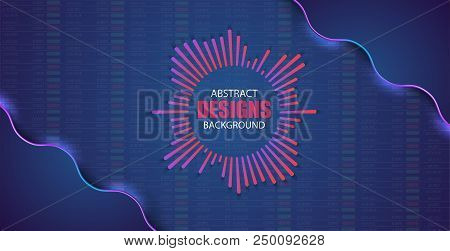 Financial And Business Abstract Background . Stock Market Investment Vector Concept. Finance Investm