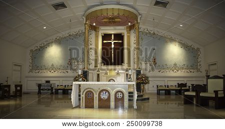 A Beautiful Christian Church, Our Lady Of Perpetual Help, Located In Long Island: 210 South Wellwood