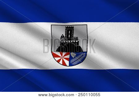 Flag Of Niederduerenbach Is A Municipality In The District Of Ahrweiler, In Rhineland-palatinate, Ge