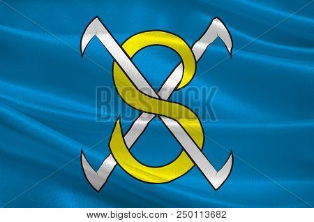 Flag Of Sangerhausen Is A Town In Saxony-anhalt, Germany, Capital Of The District Of Mansfeld-suedha