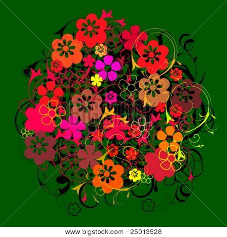 bouquet di vettore di fiori