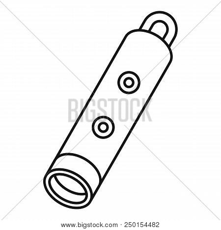 Alarm Whistle Icon. Outline Alarm Whistle Vector Icon For Web Design Isolated On White Background