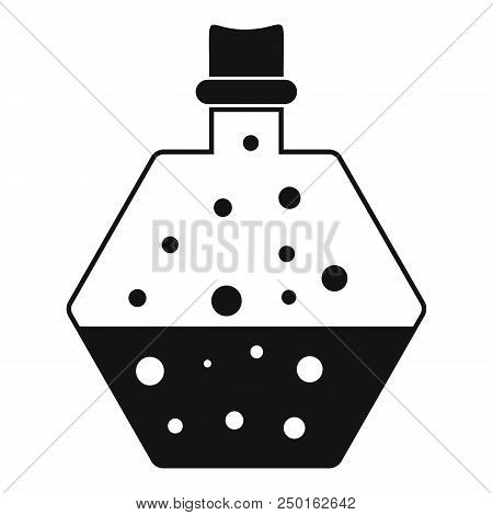 Boiling Potion Icon. Simple Illustration Of Boiling Potion Vector Icon For Web Design Isolated On Wh
