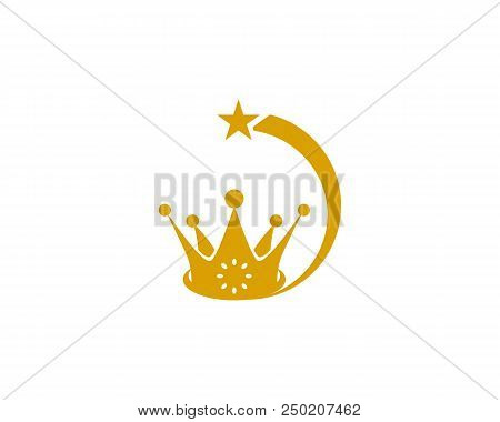 Crown Logo Template Vector Icon