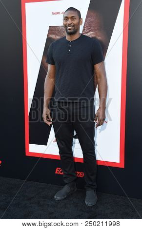 LOS ANGELES - JUL 17:  Metta World Peace arrives to the 'The Equalizer 2' Los Angeles Premiere  on July 17, 2018 in Hollywood, CA                