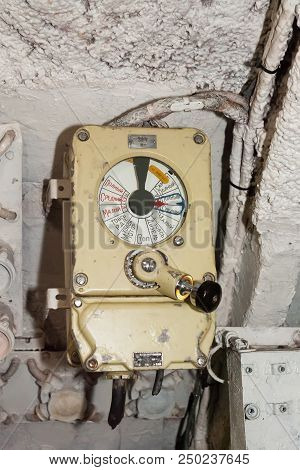 Interior Of Russian Soviet Submarine In Museum Of Naval Forces.
