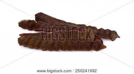 Soap Bobs, Acacia Concinna On White Background